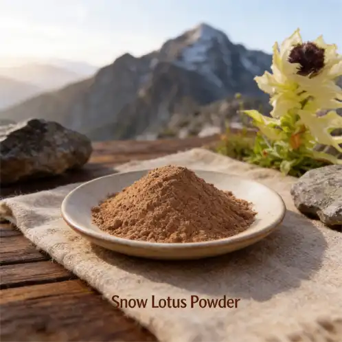 What are the antioxidant benefits of snow lotus powder?